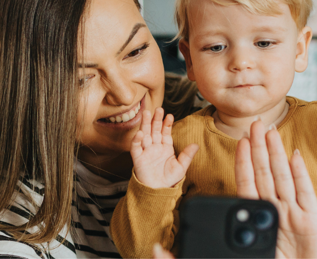 Mother Toddler Selfie